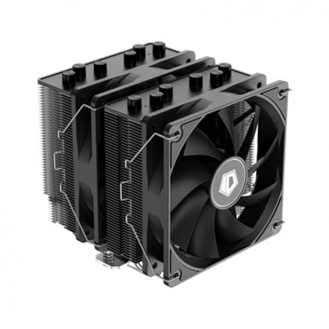 ID-Cooling CPU Cooler - SE-206-XT (15.2-35.2 dB; max 129,39 m3/h; 4Pin csatlakozó, 6 db heatpipe, 2x12cm, PWM) PC