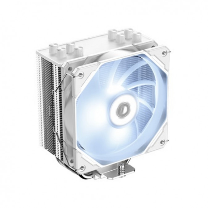 ID-Cooling CPU Cooler - SE-224-XTS WHITE (28.9dB; max. 118,93 m3/h; 4pin csatlakozó, 4 db heatpipe, 12cm, PWM) PC