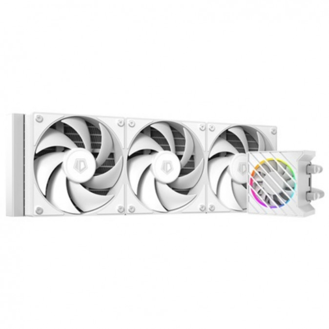 ID-Cooling CPU Water Cooler - DASHFLOW 360 XT LITE WHITE (25dB; max. 132,94 m3/h; 3x12cm, fehér) PC