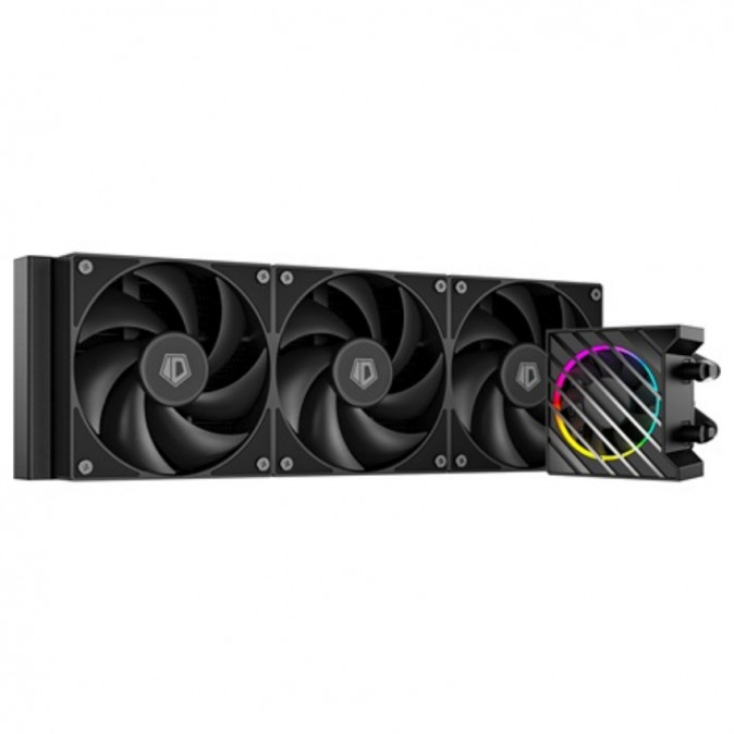 ID-Cooling CPU Water Cooler - DASHFLOW 360 XT LITE (25dB; max. 132,94 m3/h; 3x12cm, fekete) PC