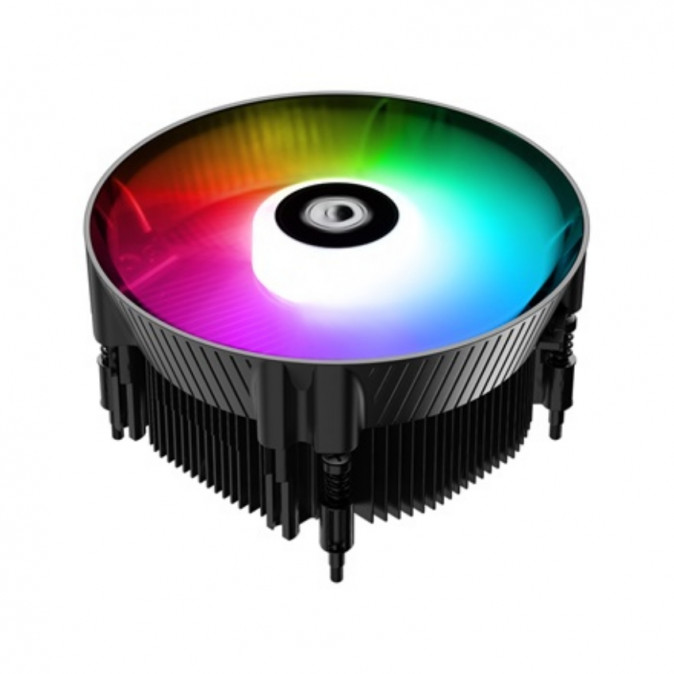 ID-Cooling CPU Cooler - DK-07i RAINBOW (25,6dB; max. 104,48 m3/h; 3pin csatlakozó, 12cm, LED) PC