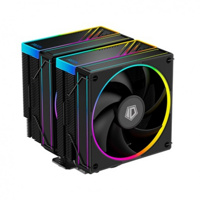 ID-Cooling CPU Cooler - FROZN A620 ARGB (29,9dB; max 132,52 m3/h; 4Pin csatlakozó, 6 db heatpipe, 2x12cm, PWM) PC
