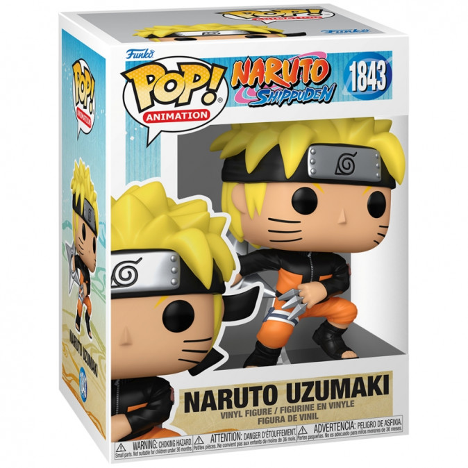 Funko Pop! Animation: Naruto Shippuden - Naruto Uzumaki (Shuriken)* #1843 Vinyl Figura Ajándéktárgyak