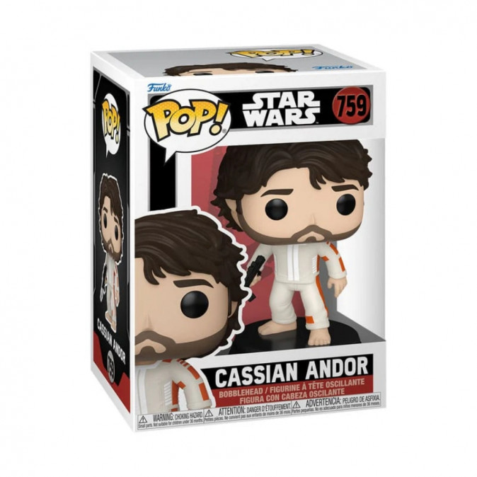 Funko Pop! Disney Star Wars: Andor - Cassian Andor #759 Bobble-Head Vinyl Figura Ajándéktárgyak