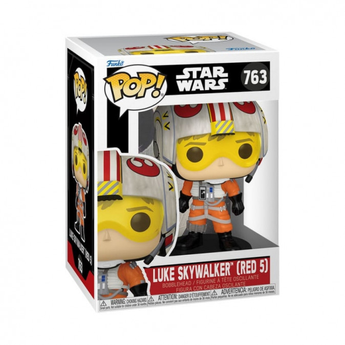 Funko Pop! Disney: Star Wars - Luke Skywalker (Red 0% 5) #763 Bobble-Head Vinyl Figura Ajándéktárgyak