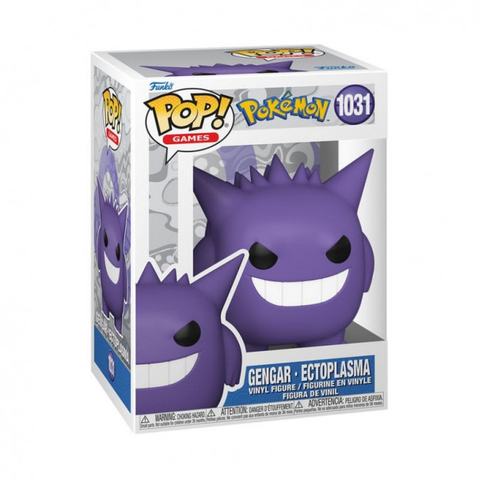 Funko Pop! Games: Pokemon - Gengar Ectoplasma #1031 Vinyl Figura Ajándéktárgyak