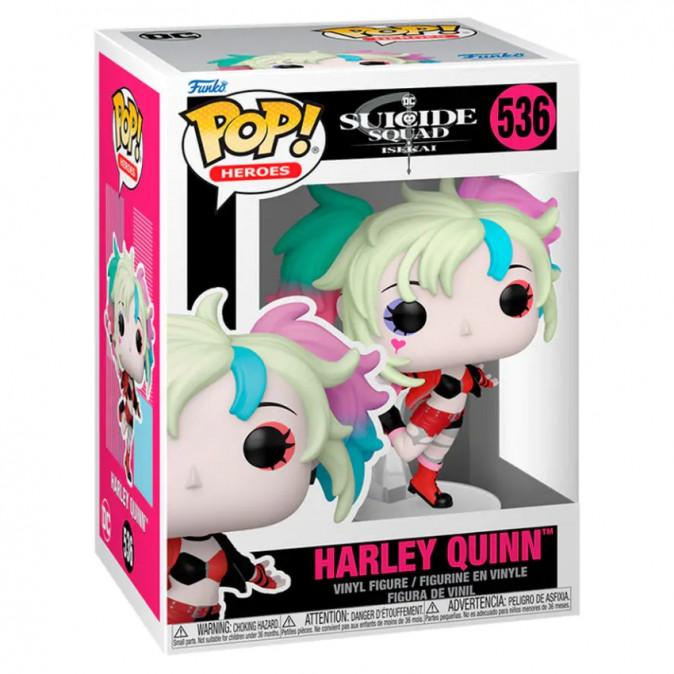 Funko Pop! Heroes: DC: Suicide Squad Isekai - Harley Quinn #536 Vinyl Figura Ajándéktárgyak
