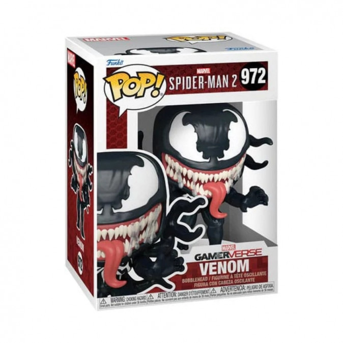 Funko Pop! Marvel Gamerverse: Spider-Man 2 - Venom #972 Bobble-Head Vinyl Figura Ajándéktárgyak