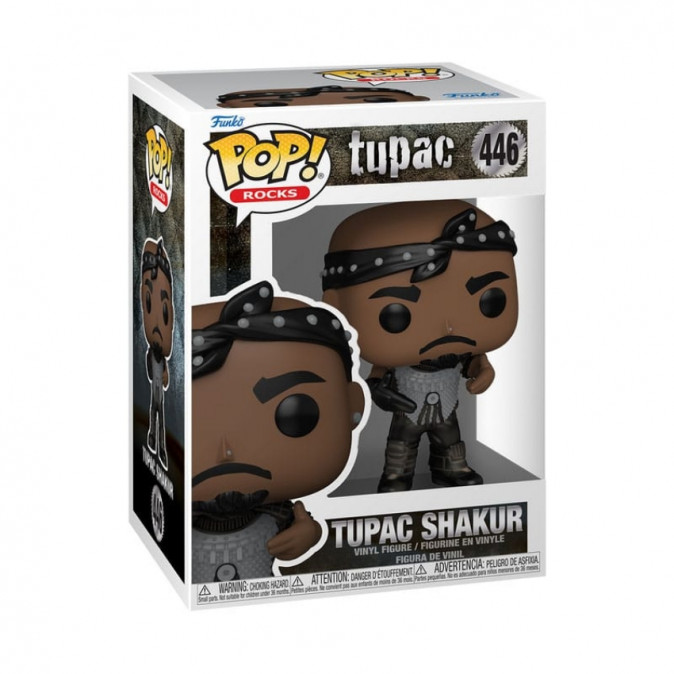 Funko Pop! Rocks: Tupac - Tupac Shakur (California Love) #446 Vinyl Figura Ajándéktárgyak