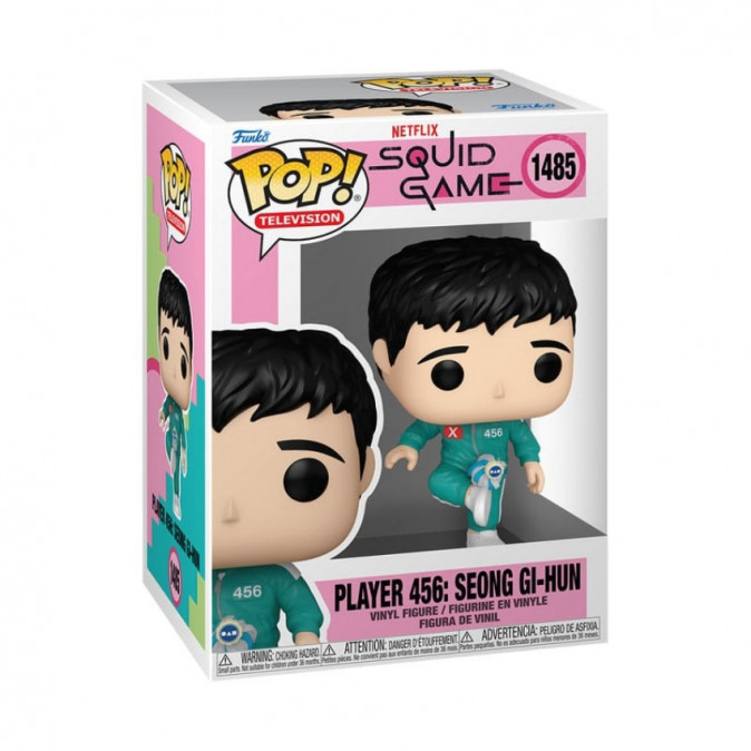 Funko Pop! Television: Squid Game - Player 456: Seong Gi-hun #1485 Vinyl Figura Ajándéktárgyak