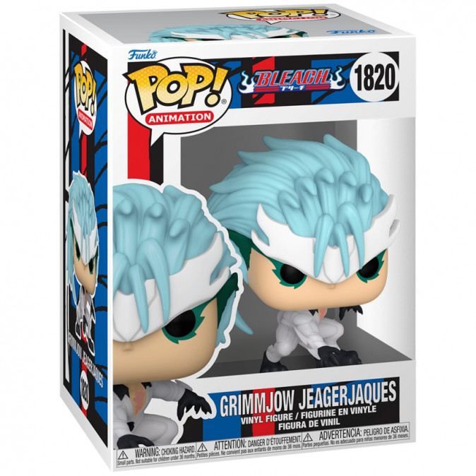 Funko Pop! Animation: Bleach - Grimmjow Jeagerjaques #1820 Vinyl Figura Ajándéktárgyak