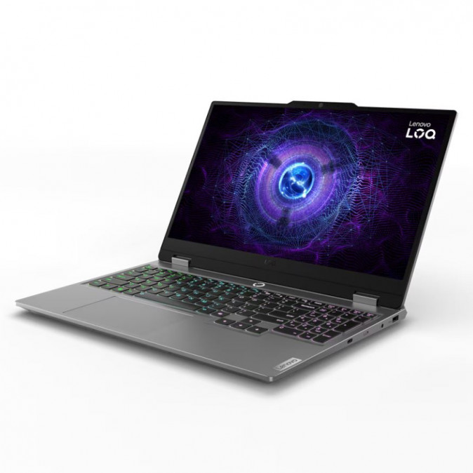 LENOVO LOQ Gaming 15IAX9, 15.6" FHD, Intel Core i5-12600HX, 16GB, 512GB SSD, nV RTX 4050 6GB, NoOS, Luna Grey PC