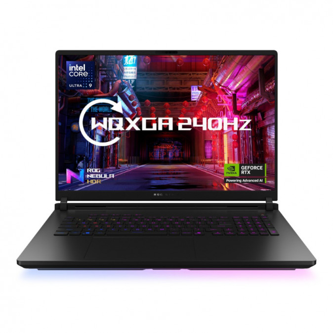 ASUS GAMER NB ROG Strix G835LW-SA024W 18" WQXGA, Ultra 9, 32GB, 2TB M.2, NV RTX 5080 16GB, WIN11H, Fekete PC