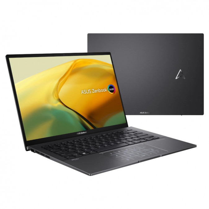 ASUS CONS NB ZenBook UM3402YA-KM454W 14" WQXGA+ OLED GL, Ryzen7 7730U, 16GB, 1TB M.2, INT, WIN11H, Fekete PC