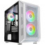 Számítógépház Kolink Citadel Mesh RGB mATX Edzett üveg Fehér thumbnail