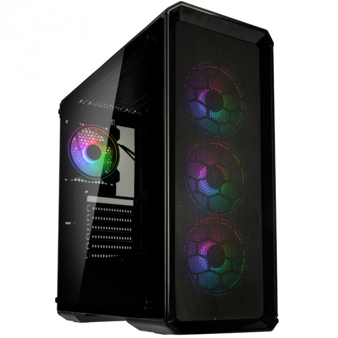 Számítógépház Kolink Levante V2 ARGB E-ATX Edzett üveg Fekete PC