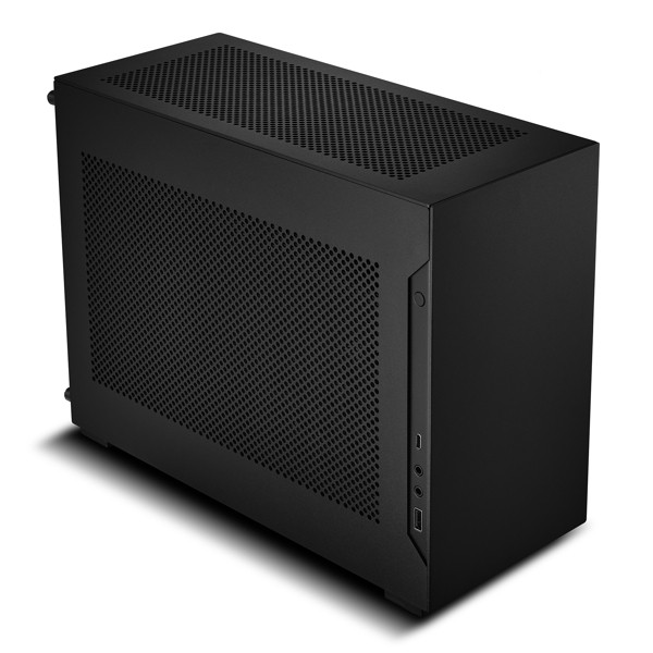 Számítógépház Lian Li A4-H2O A4 PCI-e 4.0 ITX Fekete PC