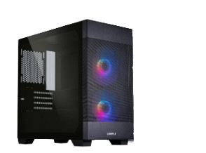 Számítógépház Lian Li LANCOOL 205M Mesh ATX Fekete Edzett üveg PC
