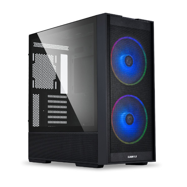 Számítógépház Lian Li LANCOOL 206 ATX, Edzett üveg, Fekete PC