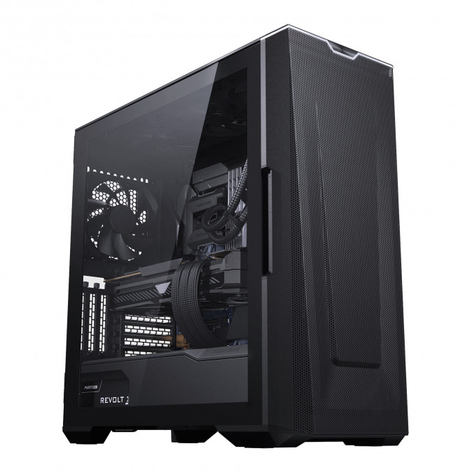 Számítógépház PHANTEKS Eclipse G500A ATX Edzett üveg Fekete PC
