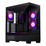 Számítógépház Phanteks XT View edzett üveg, D-RGB, Fekete thumbnail