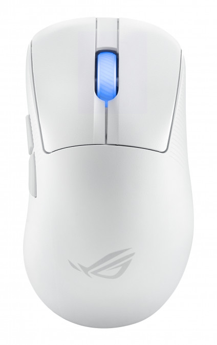 ASUS ROG Keris II Ace vezeték nélküli optikai egér - Fehér (90MP03N0-BMUA10) PC