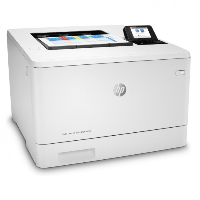 HP Lézernyomtató Color Laserjet Enterprise M455dn, színes, 1,25GB, USB/Háló, A4 27lap/perc FF, 600x600 PC
