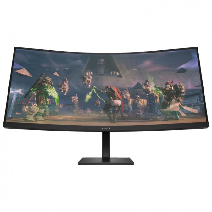 OMEN by HP 34" Ívelt Gaming monitor 34c WQHD AG 3440x1440 165Hz 400cd, 3000:1, 1ms, DisplayPort, HDMI - fekete PC