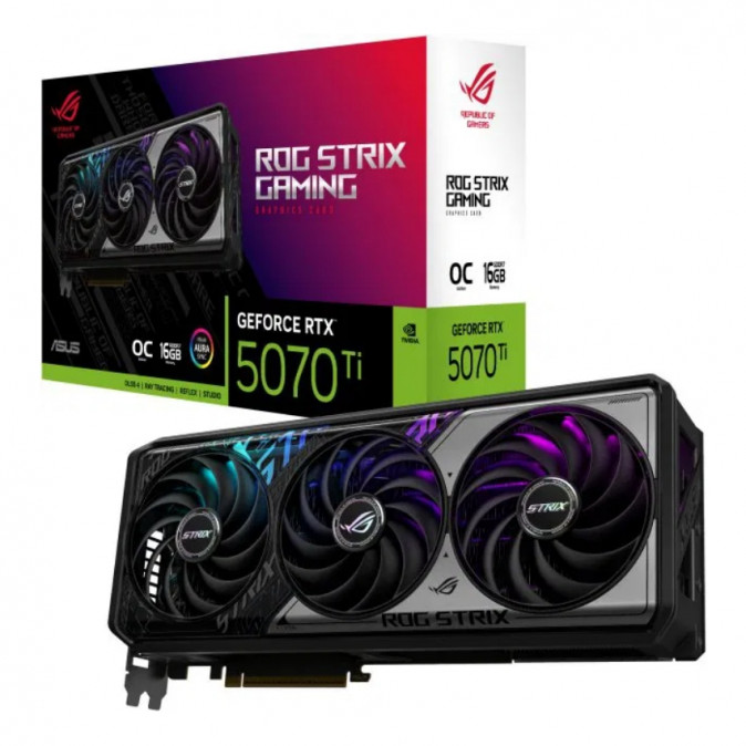 ASUS GeForce RTX 5070 Ti 16GB ROG Strix OC (ROG-STRIX-RTX5070TI-O16G-GAMING) PC