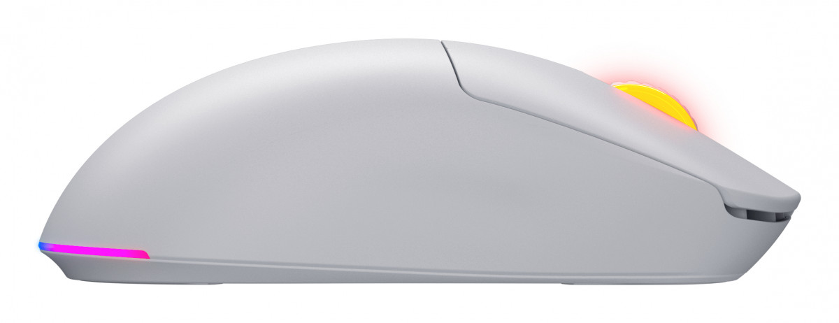HATOR Quasar 3 vezeték nélküli 12000 DPI gamer egér - Fehér (HTM731) PC