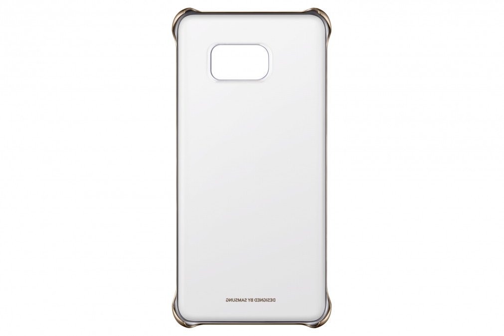 Samsung EF-QG928CFE Clear Cover Gold Tok/S6 Edge+ Mobil