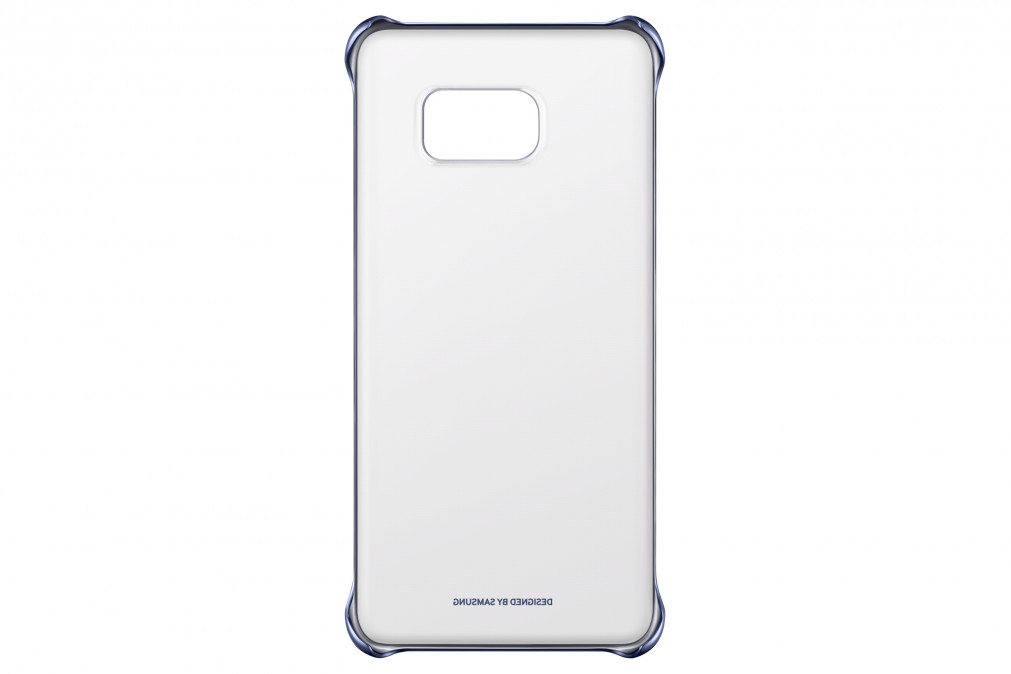 Samsung EF QG928CBE Clear Cover Blue Tok S6 EdgePlus Mobil