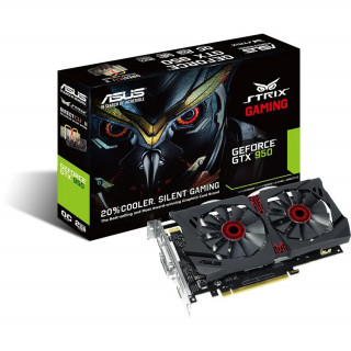 ASUS STRIX-GTX950-DC2OC-2GD5-GAMING nVidia 2GB GDDR5 128bit PCIe videokártya PC