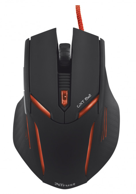 Trust 19509 GXT 152 Illuminated fekete vezetékes gamer egér PC
