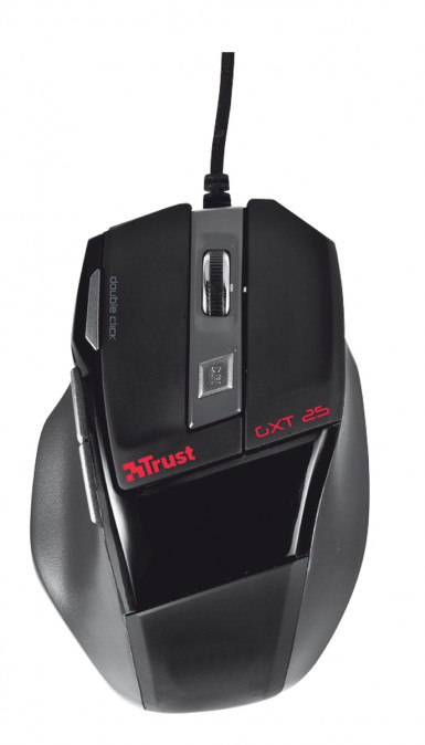 Trust GXT25 USB Gamer fekete egér PC