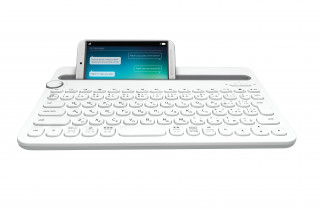 Logitech K480 Multi-device fehér Bluetooth US billentyűzet PC