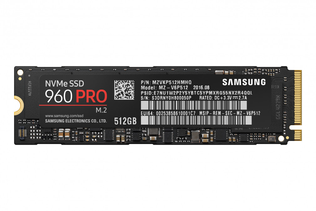 Samsung 960 Pro 512GB NVMe MZ-V6P512BW PC
