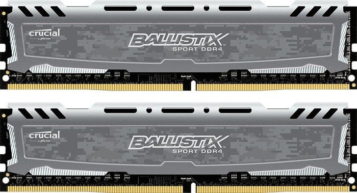 Crucial DDR4 2400 8GB Ballistix Sport LT CL16 KIT (2x4GB) BLS2C4G4D240FSB PC