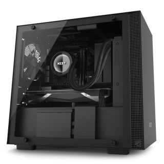 NZXT H200I Fekete (Táp nélküli) ablakos mini-ITX ház PC