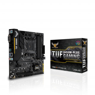 ASUS TUF B450M-PLUS GAMING AMD B450 SocketAM4 mATX alaplap PC