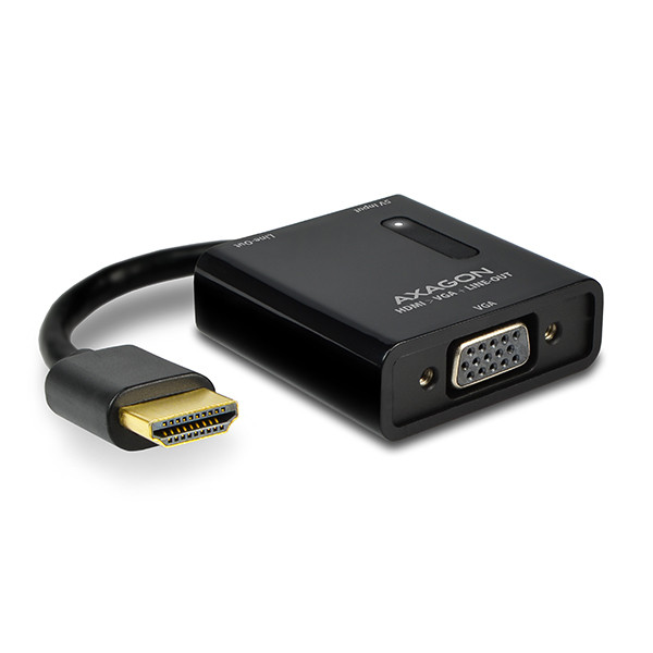 Axagon RVH-VGA HDMI - VGA + audio out adapter PC