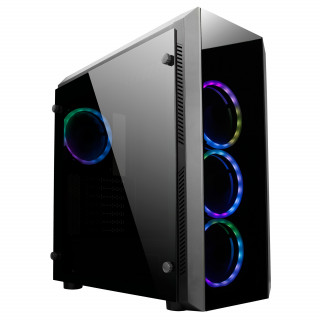 Chieftec GL-02B-OP táp nélküli GAMER ATX ház PC