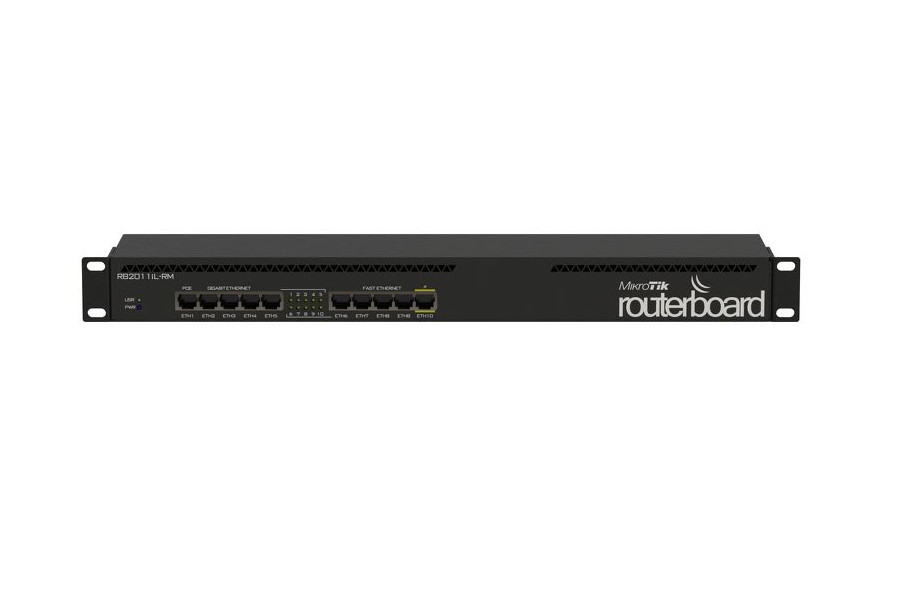 MikroTik RB2011iL-RM L5 128Mb Rackes Smart router PC