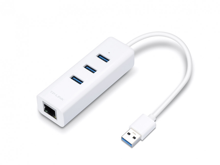 TP-Link UE330 USB 3.0 to Gigabit Ethernet Network Adapter, 3-Port USB 3.0 HUB PC
