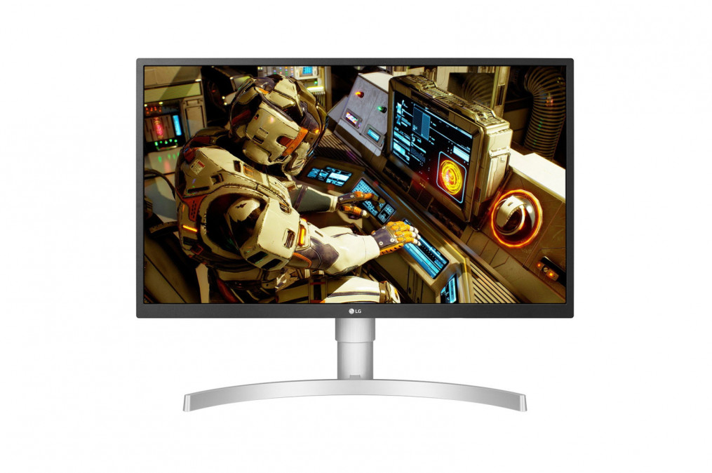 LG 27" 27UL550-W 4K IPS HDMI DisplayPort Type-C LED fehér pivot monitor PC