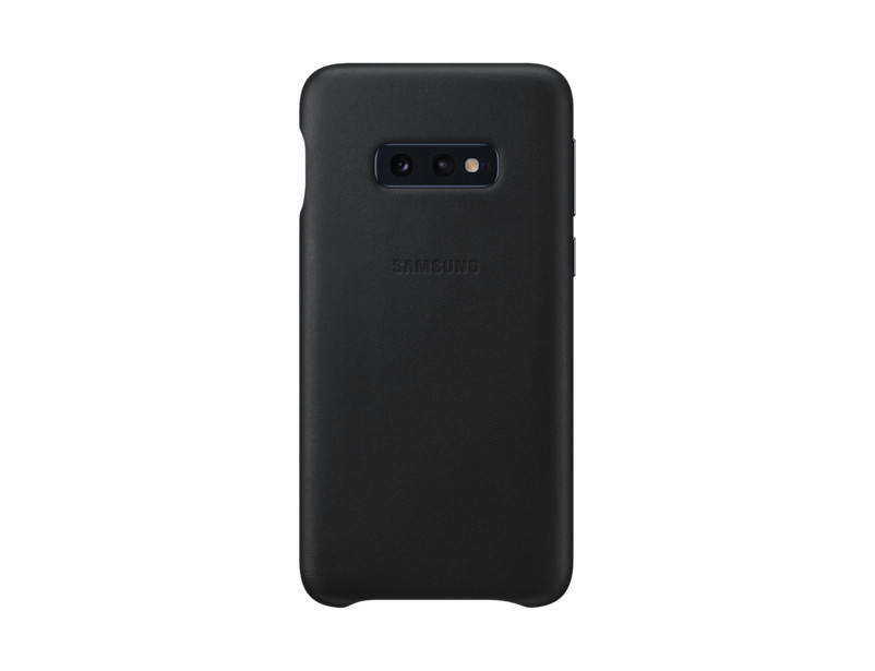 Samsung EF-VG970LBEG Galaxy S10e fekete bőr hátlap Mobil