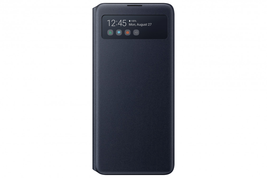 Samsung N770 Galaxy Note 10 Lite Wallet Cover, gyári flip tok, fekete, EF-EN770PB Mobil
