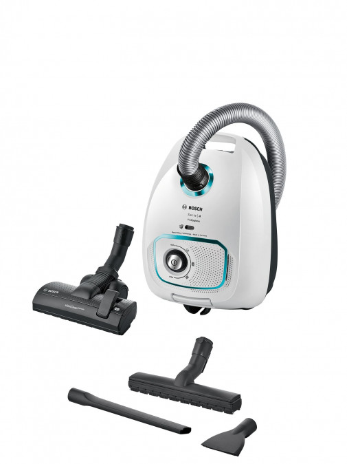 Bosch BGLS4HYG2 Serie4 ProHygienic fehér porzsákos porszívó Otthon