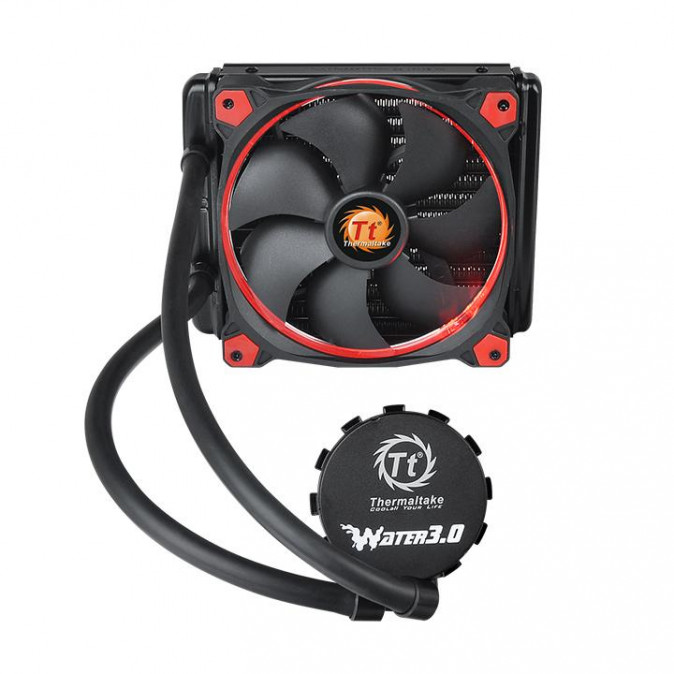 Thermaltake Water 3.0 Riing 140 (Universal) processzor - Piros PC