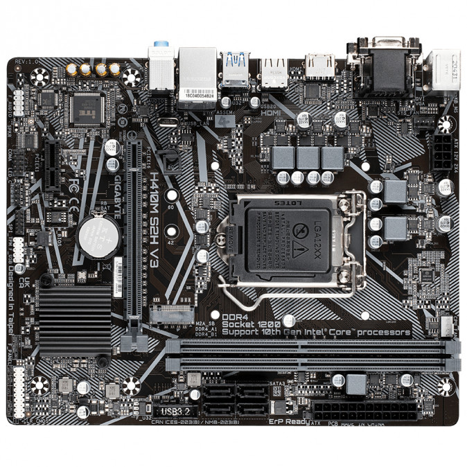 GIGABYTE H410M S2H V3 Alaplap PC